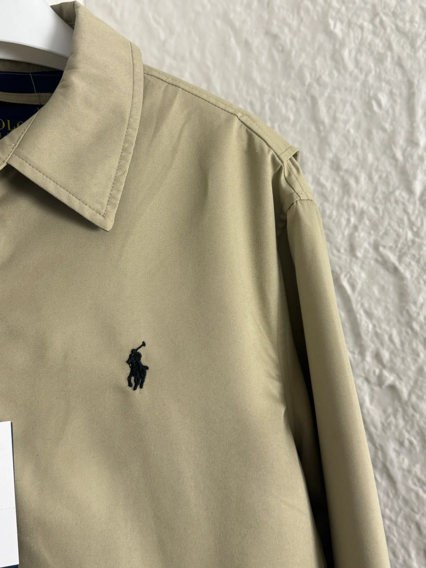 P340 Ralph Lauren Classic old money style stand collar executive veteran couple retro American stand collar zipper jacket - Exquisite small logo embroidery on the chest - Unisex design, versatile for men and women - Customized plaid lining, replica of the original version Size: S-XL
